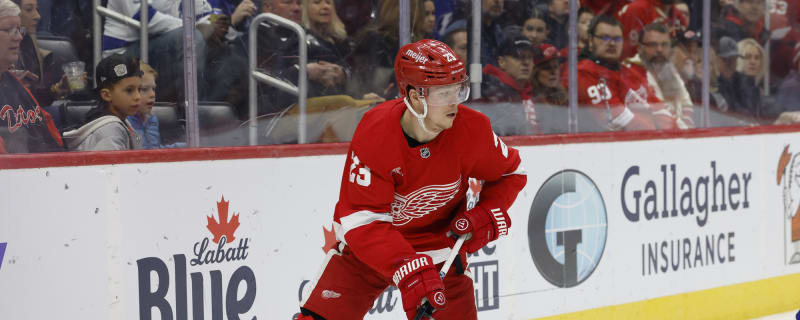 Red Wings' Lucas Raymond Ready For 4 Nations Face-Off Challenge