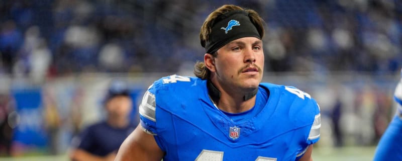 Lions LB to miss remainder of season due to ACL tear