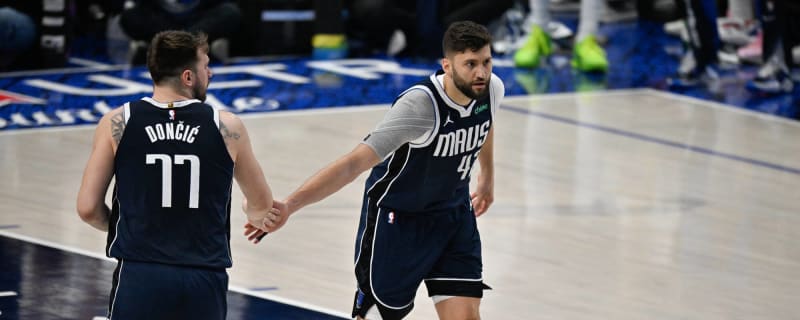 Watch: Luka Doncic and Kyrie Irving yelling at Maxi Kleber to join huddle is the latest NBA meme