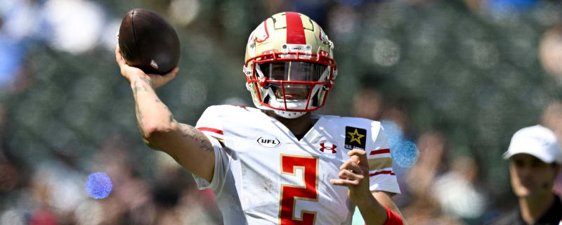 Vikings add UFL champion QB following J.J. McCarty injury