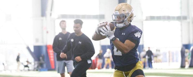 Will Pauling Is Getting Quickly Integrated Into The Notre Dame Receiver Room