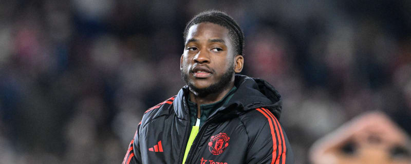 Willy Kambwala receives regular guidance tips from Manchester United legend