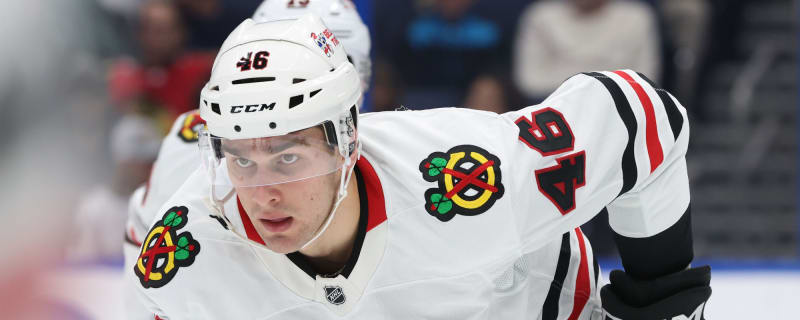 Blackhawks Practice: Louis Crevier ‘Ready to Go’