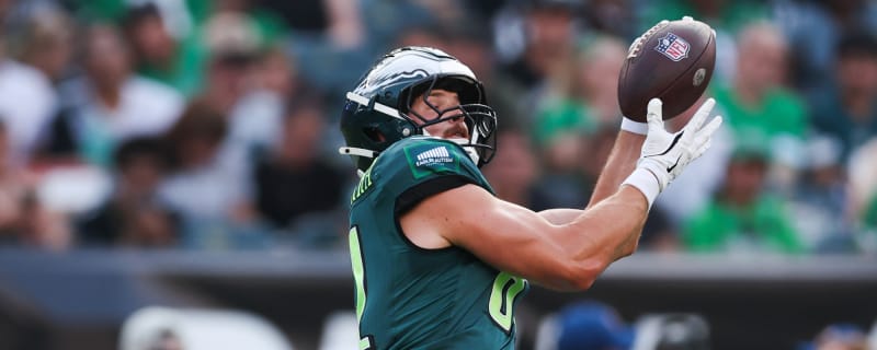 Eagles QB Jalen Hurts speaks highly on backup TE Grant Calcaterra amid Dallas Goedert&#39;s injury