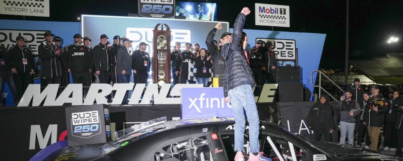 Aric Almirola's Martinsville Xfinity win proves nice guys can finish first