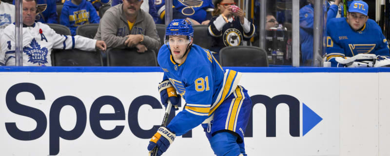 St. Louis Blues Provide Important Update On Health Status Of Dylan Holloway After Injury Scare