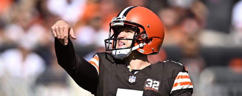 Browns will not replace K Dustin Hopkins