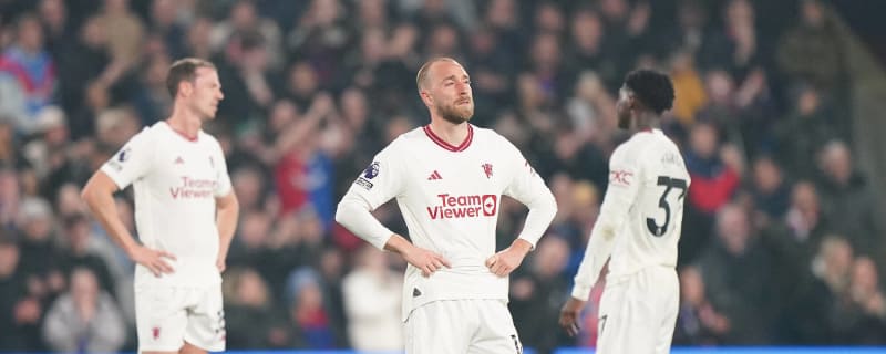 ‘Disappointed’ Christian Eriksen claims Manchester United players will take all the blame for humiliating performance against Crystal Palace