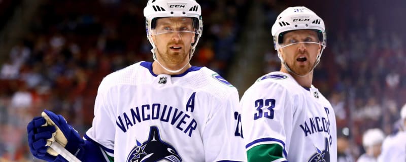 Vancouver Canucks Daniel Sedin Bo Horvat Henrik Sedin Hockey