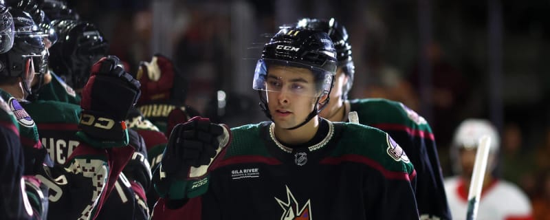 Dylan Guenther Remains with Coyotes, Justin Kirkland Sent Down to AHL