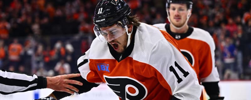Flyers’ Travis Konecny misses game against Rangers injured