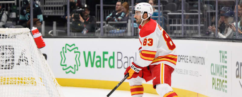 Report: Calgary Flames place Jonathan Aspirot and Clark Bishop on waivers