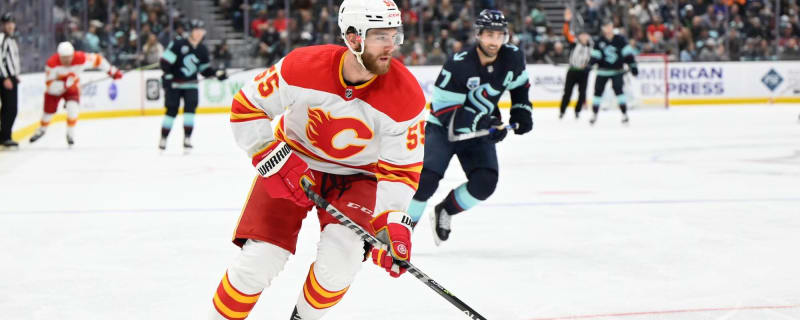 Noah Hanifin briefly (and vaguely) spoke about his Flames future after win over Oilers