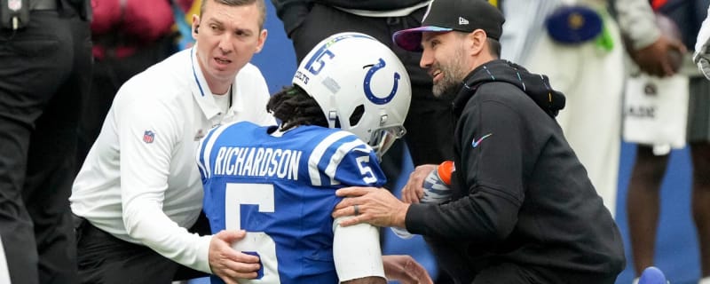 Anthony Richardson injury: Colts QB exits late after big hit in Week 1 vs.  Jaguars - DraftKings Network