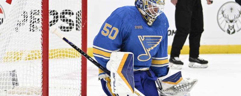 Blues goalie Jordan Binnington - The Hockey News St. Louis Blues