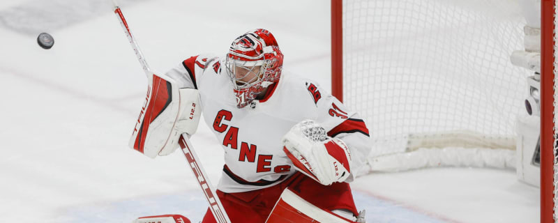 Goalie Andesen could start sixth straight game for Canes