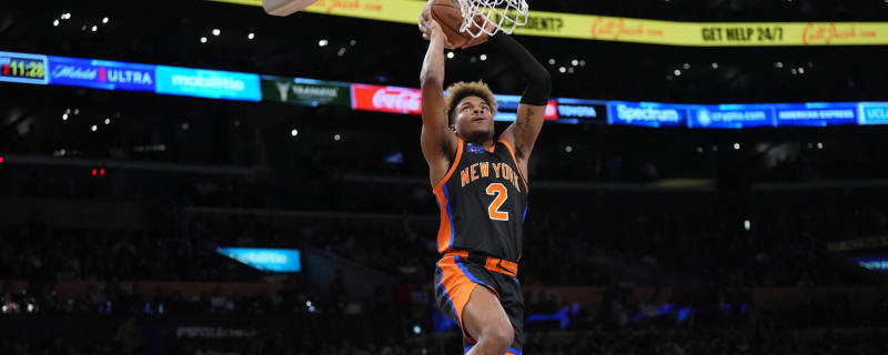 Miles McBride's brotherly battles in backyard helped unleash his potential  with Knicks - The Athletic