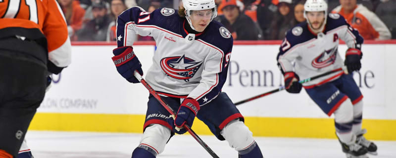 Blue jackets lose sophomore forward to torn labrum