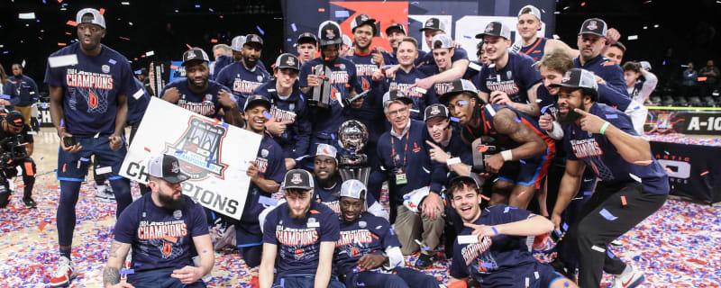 Watch: Way-too-early confetti release in A-10 tournament final