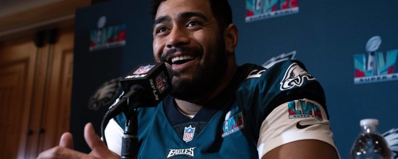 Australian giant Jordan Mailata named starting LT for Philadelphia