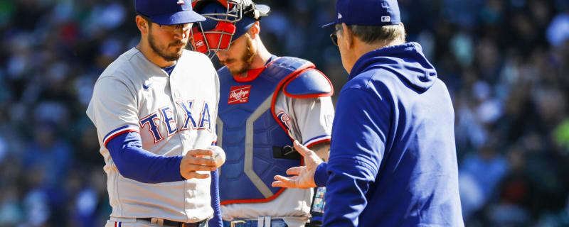 Dane Dunning comes within an out of his first shutout, the Rangers beat the  Tigers 10-2