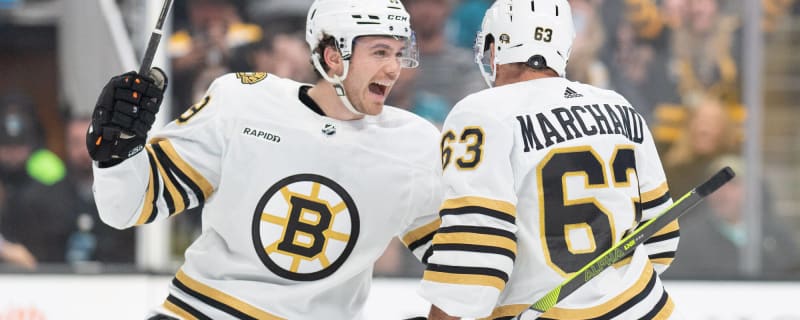 Brad Marchand's daughter celebrating a Bruins goal could not be