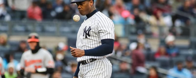 Aroldis Chapman Flamethrower New York Yankees MLB Baseball