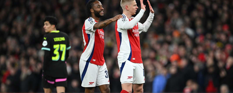 ‘Brilliant’ – Sky pundit singles out Arsenal player who made Man Utd loanee Malacia’s life hell v PSV