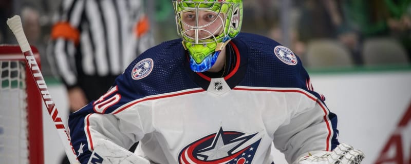 Blue Jackets’ Daniil Tarasov leaves game vs. Islanders with upper-body injury