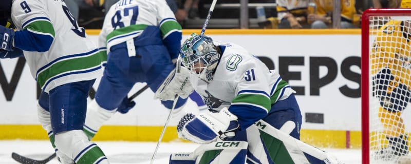  Canucks advance to second round as Arturs Silovs posts shut out in 1-0 win over Nashville