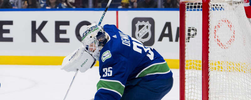 Scenes from practice: Demko ready to return vs Flames; Canucks scoreboard watching on Monday night