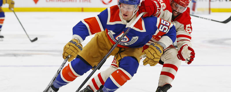 Oilers assign Philip Broberg, Adam Erne to AHL; keep Sam Gagner, Dylan Holloway for playoffs