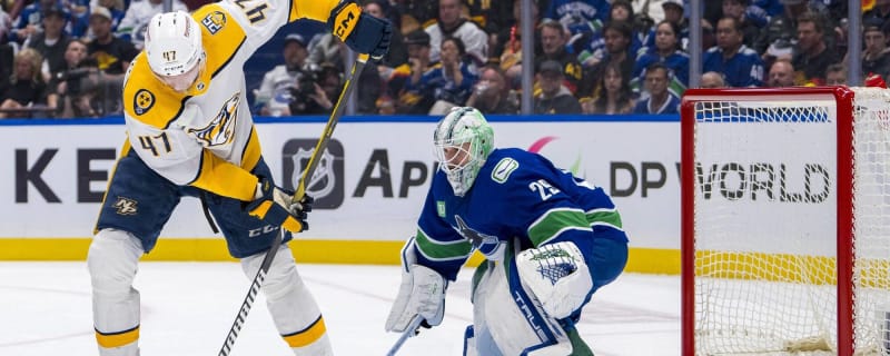 Michael McCarron fined $2000 for goalie interference on Canucks’ Casey DeSmith
