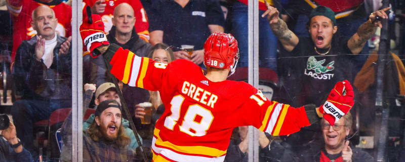 A.J. Greer was an effective member of the Calgary Flames (prior to his injury)