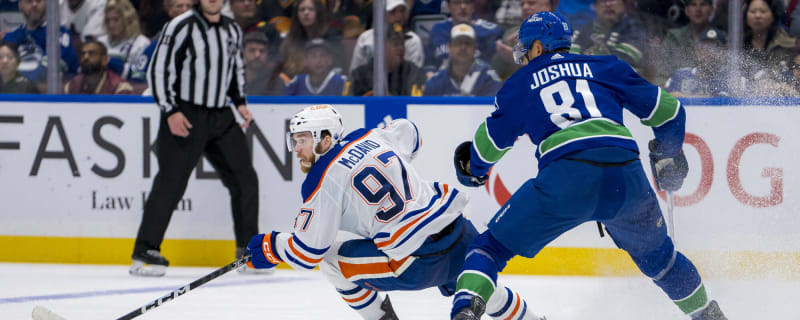  One win away, Canucks have placed all the pressure on Connor McDavid