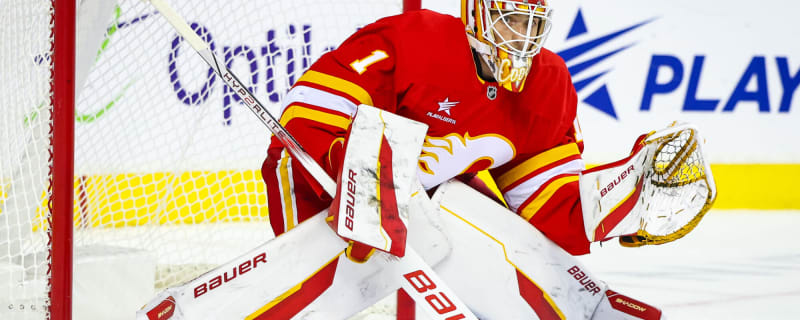 Flames recall Devin Cooley on emergency basis; Dan Vladar day-to-day with lower-body injury