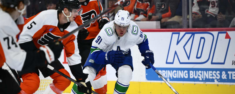 The Statsies: Daniel Sprong leads the Canucks in CF% in win against Flyers