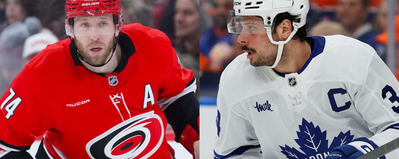 Auston Matthews calls Hurricanes’ Jaccob Slavin the best defensive defneseman in the NHL