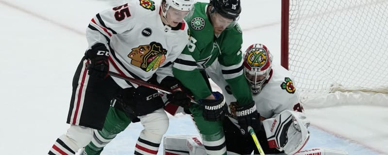 Blackhawks’ Petr Mrazek placed on IR; Kevin Korchinski, Drew Commesso called up