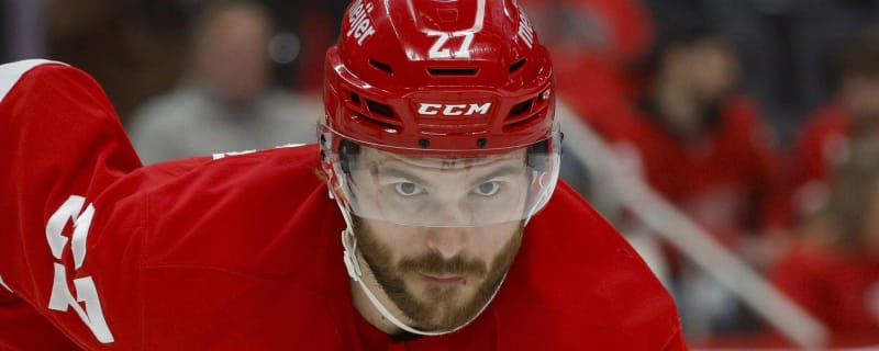 Red Wings’ Michael Rasmussen set to return after four games due to upper-body injury