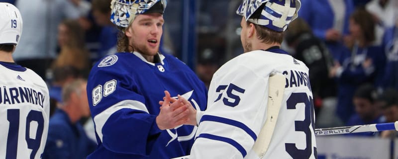 Who should start Game 1 for the Leafs between Ilya Samsonov and Joseph Woll?