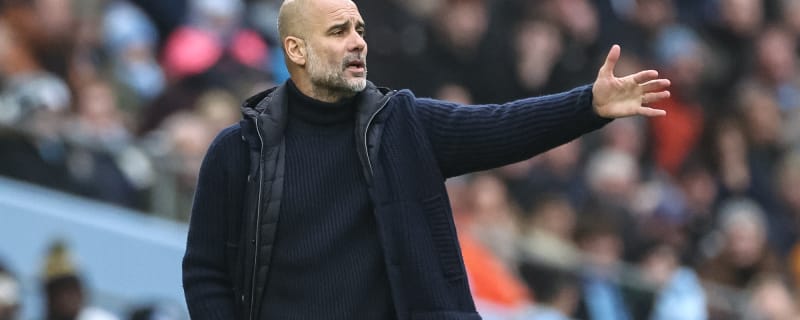 The starting lineups are in ahead of Manchester City’s clash with Everton