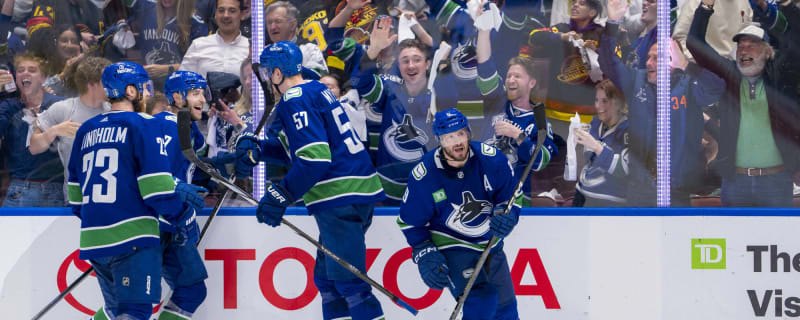 Scenes from Rogers Arena: Boeser injury news dominates morning of Game 7 between Canucks and Oilers