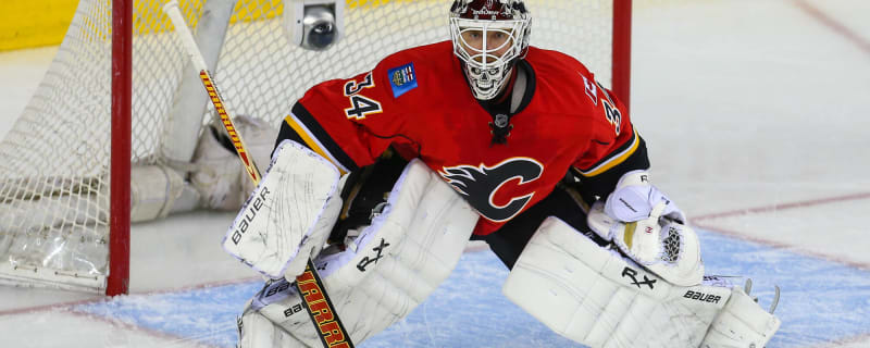 Flames goalie Kiprusoff staying in Calgary