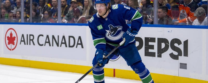 Report: Brock Boeser unavailable for Canucks in Game 7 due to blood clotting