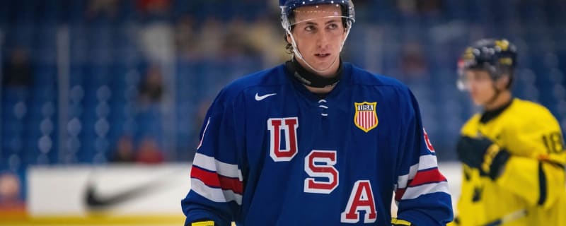 Blackhawks sign AJ Spellacy to entry-level contract