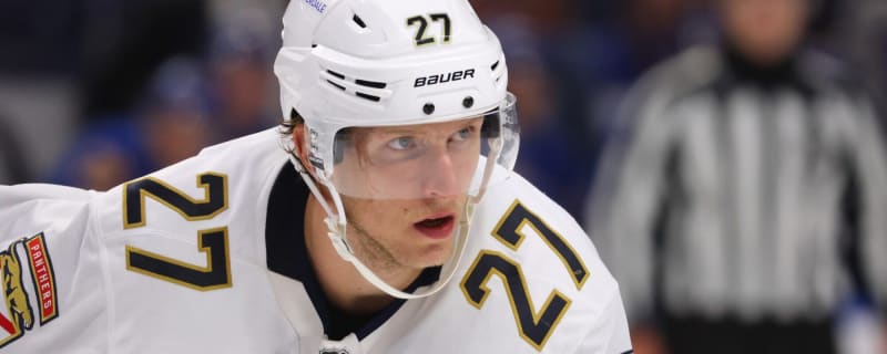 Panthers’ Eetu Luostarinen ejected for boarding  Hurricanes’ Jackson Blake