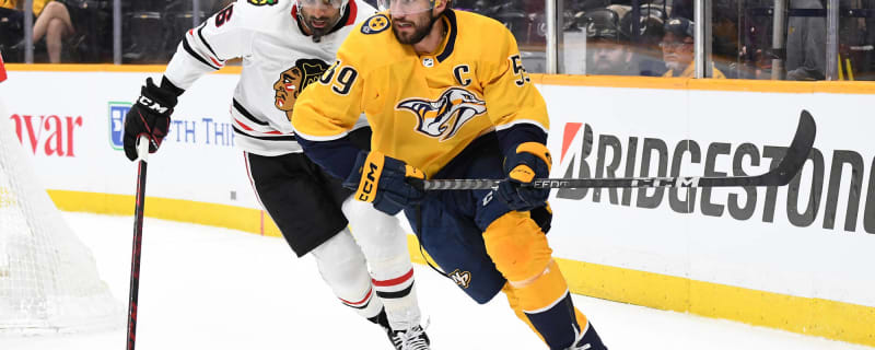 Roman Josi training with teammates in Nashville ahead of training camp