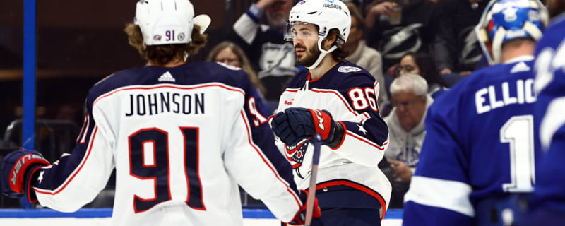 NHL Notebook: Columbus Blue Jackets re-sign Kirill Marchenko and Kent Johnson to three-year deals