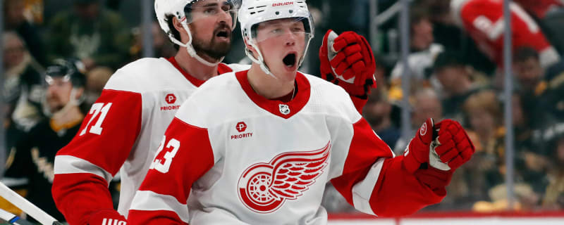 Red Wings Raymond Gets Bump From Swedes